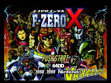 F-Zero X (Japan) screen shot title